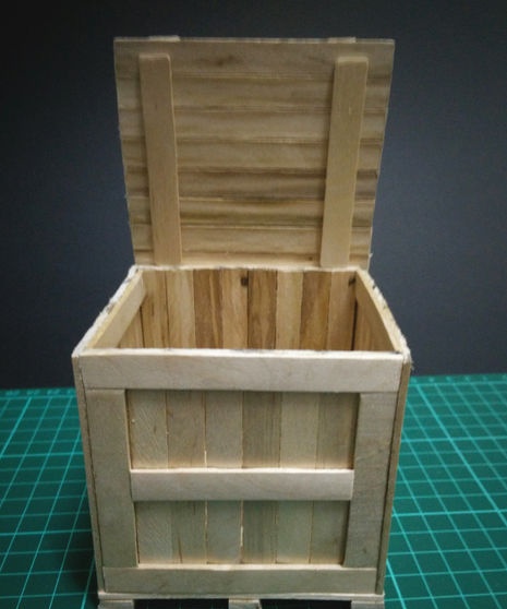 Miniature Popsicle Stick Box