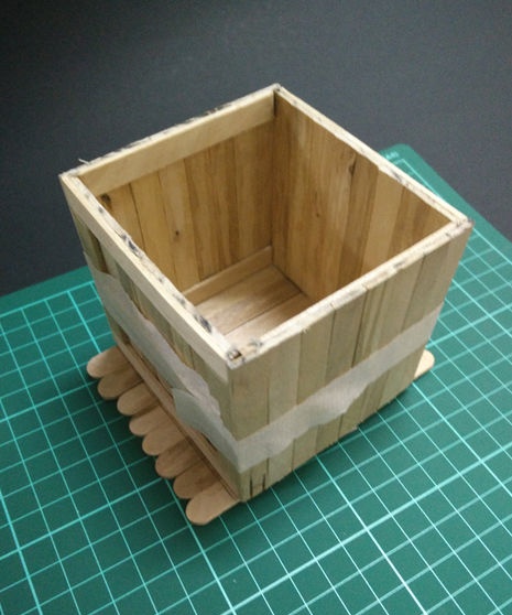 Miniature Popsicle Stick Box