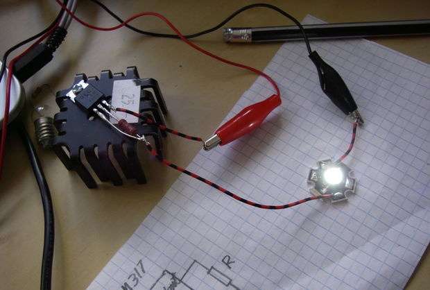 A simple driver for a high-power LED