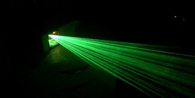 Cheap laser projector