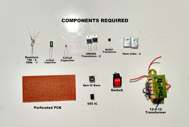 Обикновен инвертор 12V - 220V 50Hz