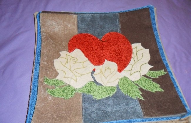 How to make appliqués on pillows