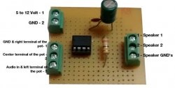 Simple amplifier based on LM386 chip