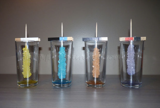 DIY sugar crystals