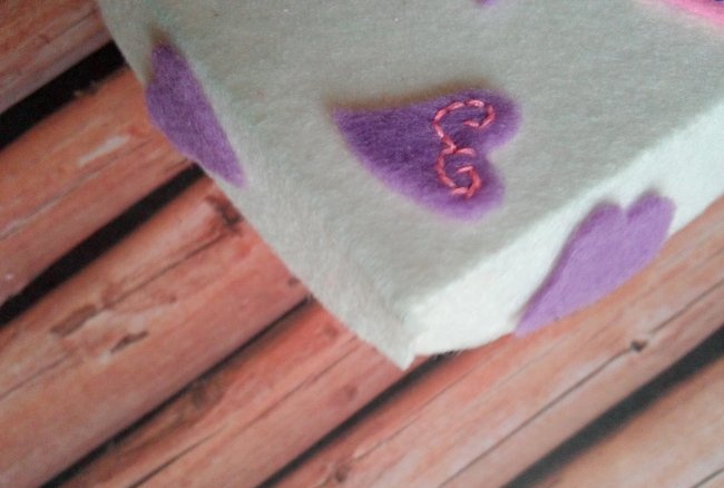 Felt gift box