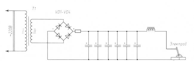 Simple spot welding machine