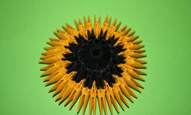 Paper sunflower