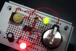 Simple flasher on NE555 timer