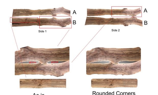 Solid board table and bench