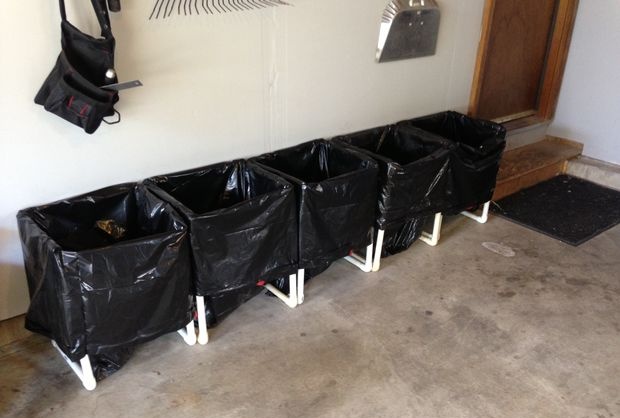 PVC Pipe Rack for Garbage