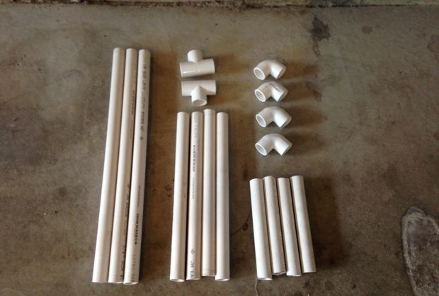 PVC Pipe Rack for Garbage