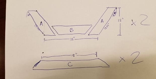 Making a marble table from concrete with a burnt wood base