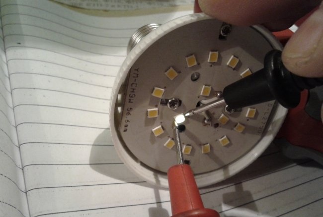 LED lamp repair