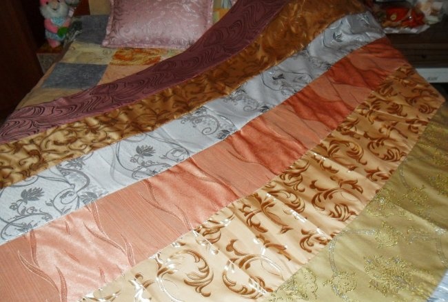 How to sew a bedspread