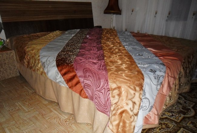 How to sew a bedspread