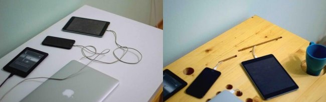 DIY modern computer desk