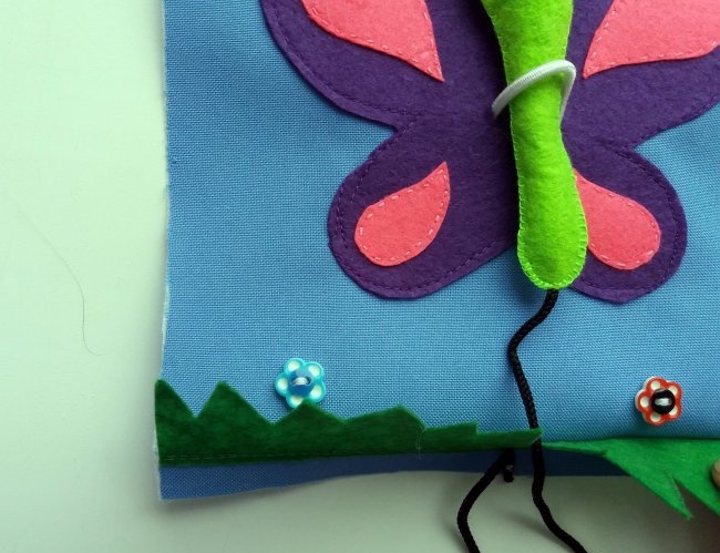 How to sew a developmental cube for a baby