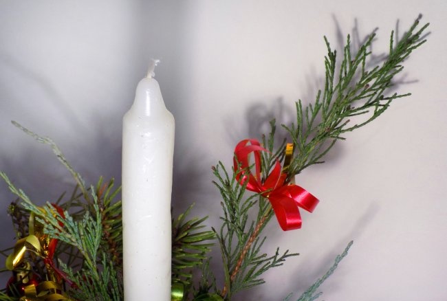 Ikebana for New Year's decoration