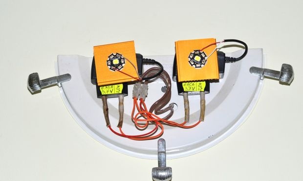 How to make an inexpensive but very powerful LED lamp