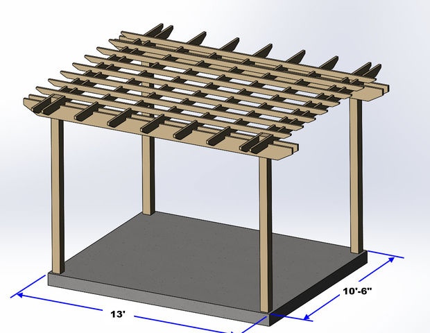 Outdoor gazebo for the garden