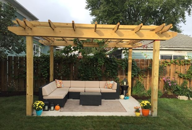 Outdoor gazebo for the garden