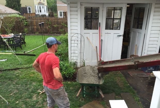 Outdoor gazebo for the garden