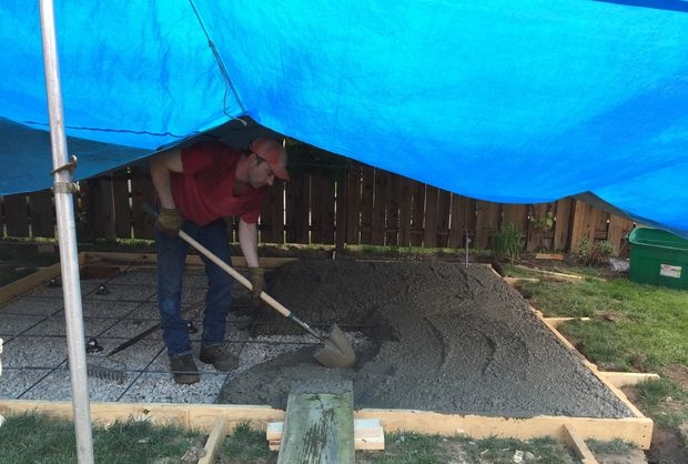 Outdoor gazebo for the garden