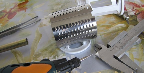 How to sharpen a vegetable grater very quickly