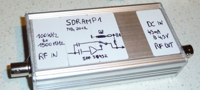 Simple universal antenna amplifier