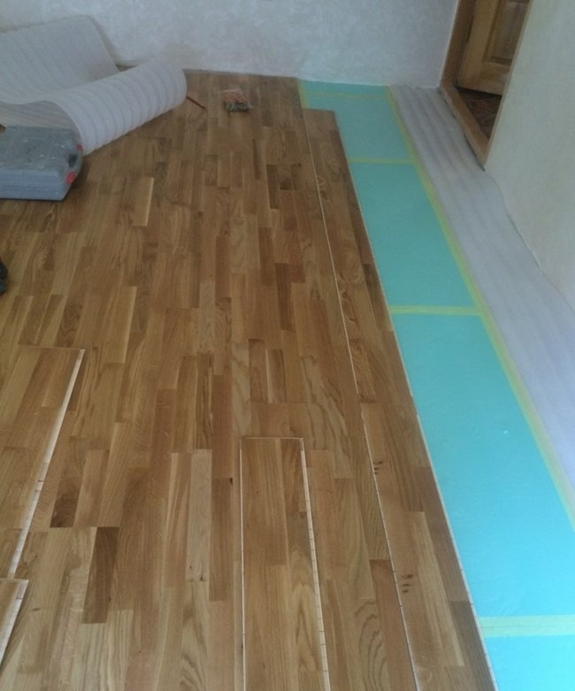 DIY laminate installation