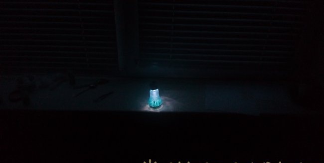 Unusual night light