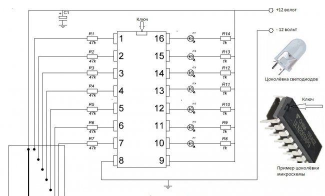 LED water level indicator