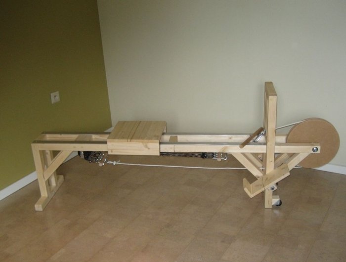 DIY rowing machine