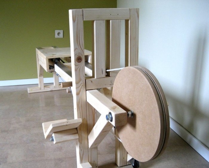 DIY rowing machine