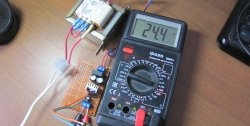 Simple regulated stabilized power supply