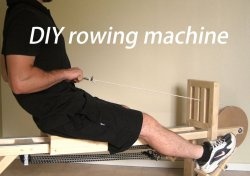 DIY rowing machine