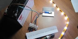 The simplest LED brightness control