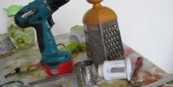 How to sharpen a vegetable grater very quickly