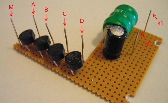 Dynamo flashlight from stepper motor