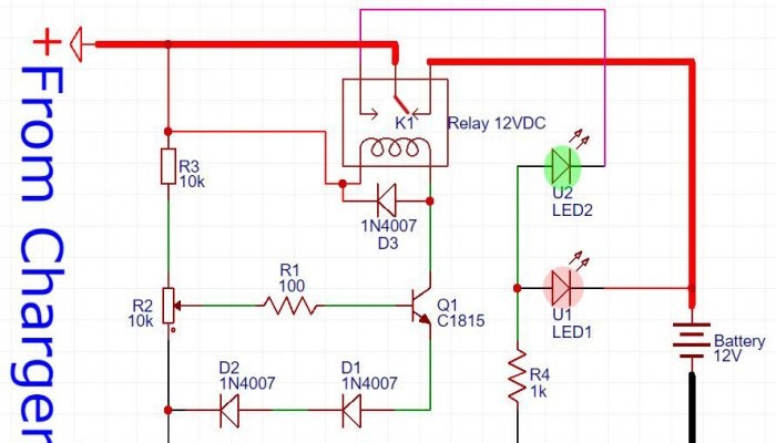 Automatic 12V charger