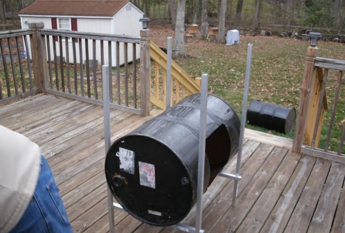 How to make a smokehouse from barrels