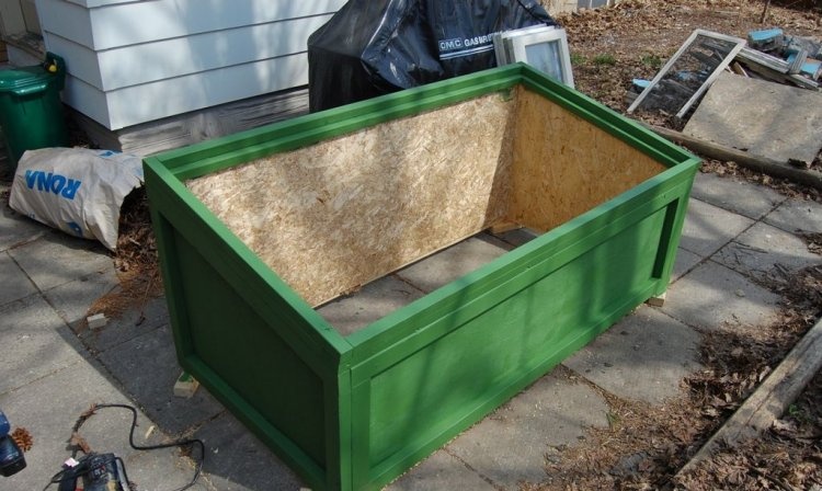 Greenhouse made from old windows