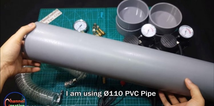 PVC pipe compressor