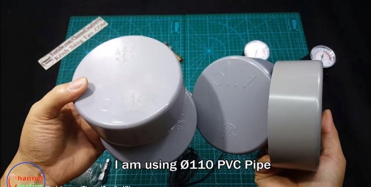 PVC pipe compressor