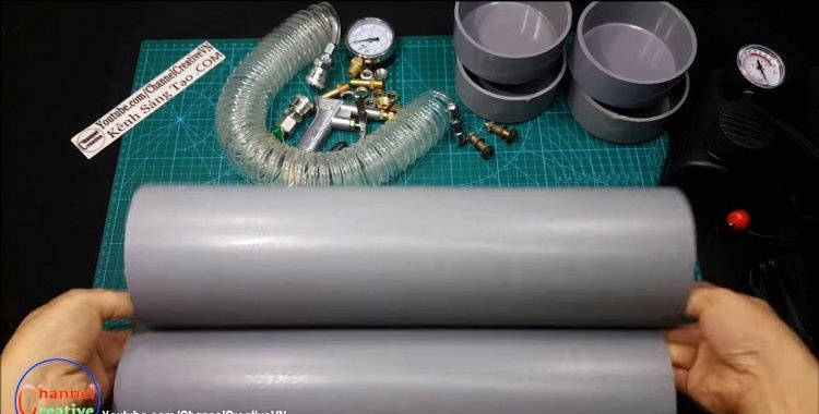 PVC pipe compressor