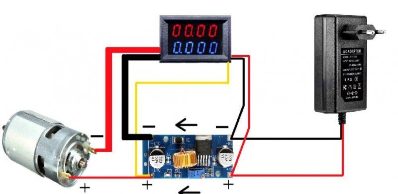 Attachment regulator to the power supply