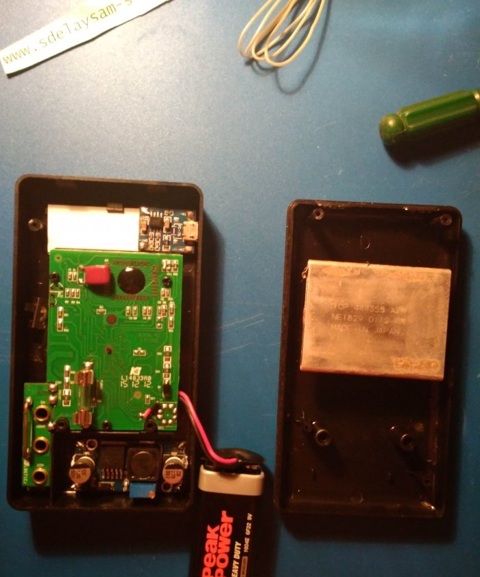 Converting a multimeter to li-ion with charging