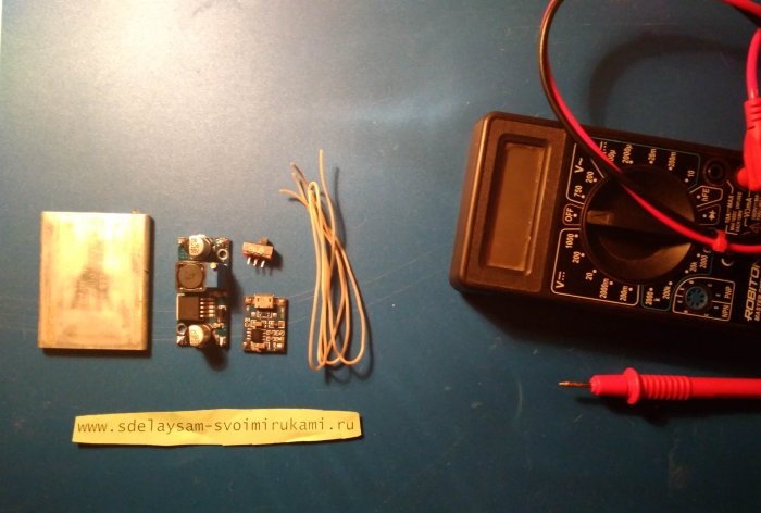 Converting a multimeter to li-ion with charging