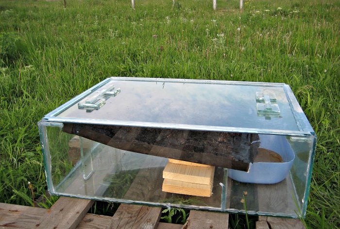 DIY solar wax melter