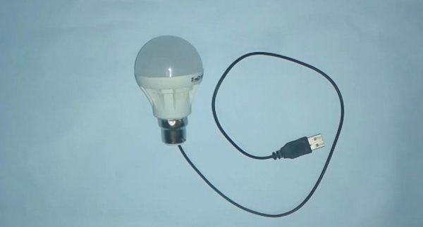 DIY USB light bulb